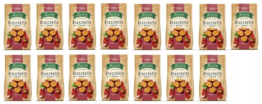 Levně 15 x 70 g Maretti Bruschetta Salami feferonky Karton
