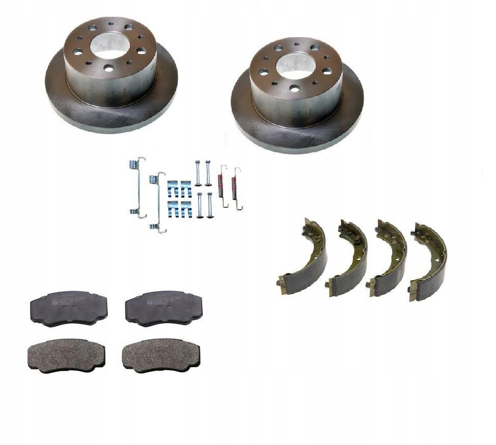 Kotouče Kostky Čelisti Boxer Ducato Jumper 02-06 Zadní 280MM 1.8T