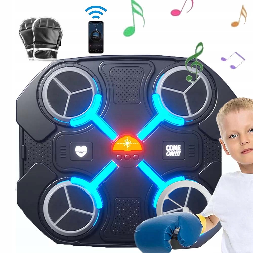 Tarcza Bokserska Treningowa Bluetooth Na Ścianę Muzyczna Tablica 3 Prędkośc