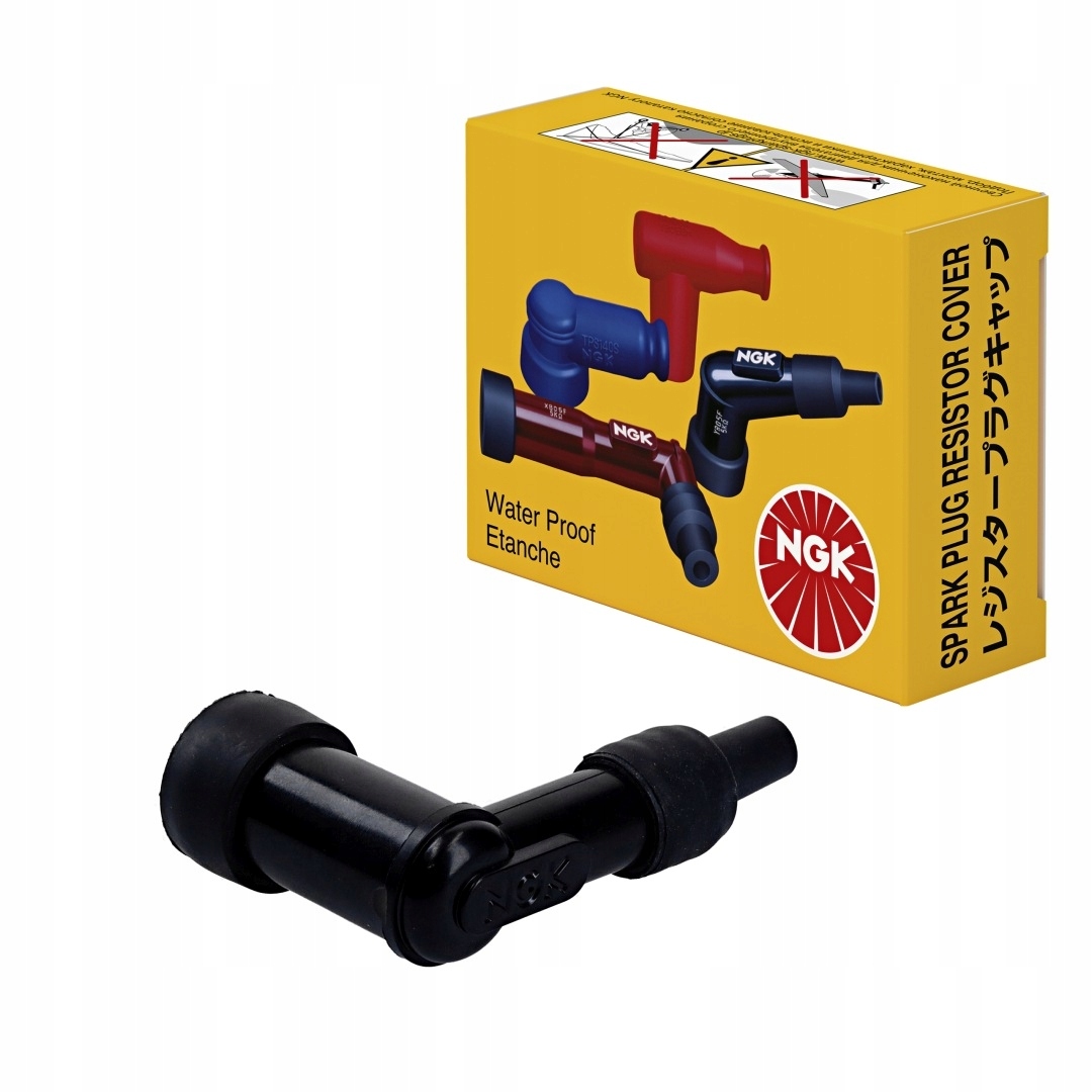 Ngk Ebonitová Uhlová Fajka Na Sviečky (90) S Uzáverom, Farba Čierna (číslo 8302)