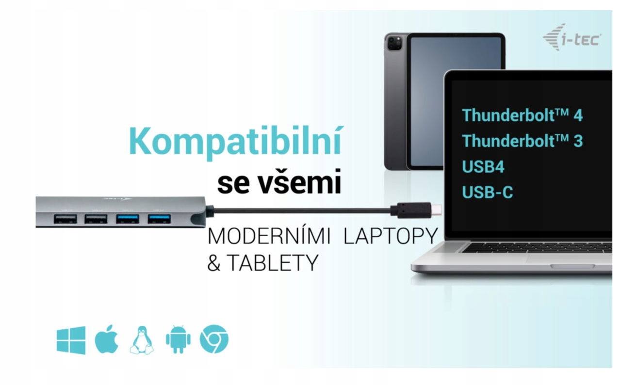 i-tec Usb-c Metal Nano 2x Hdmi Docking Station, Pd 100W