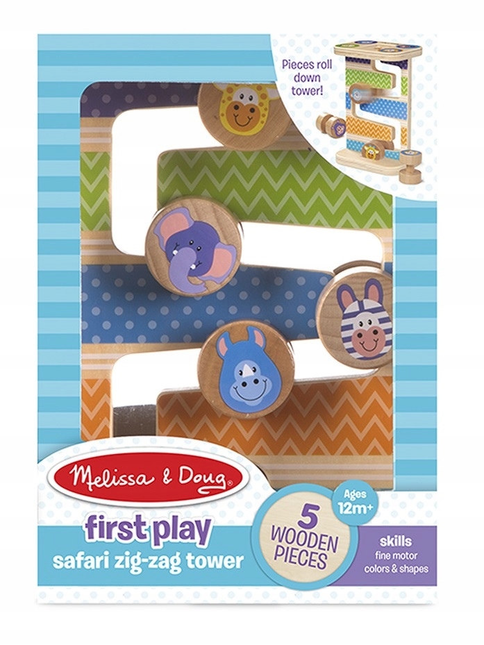 

Melissa & Doug Drewniana przesuwanka Safari