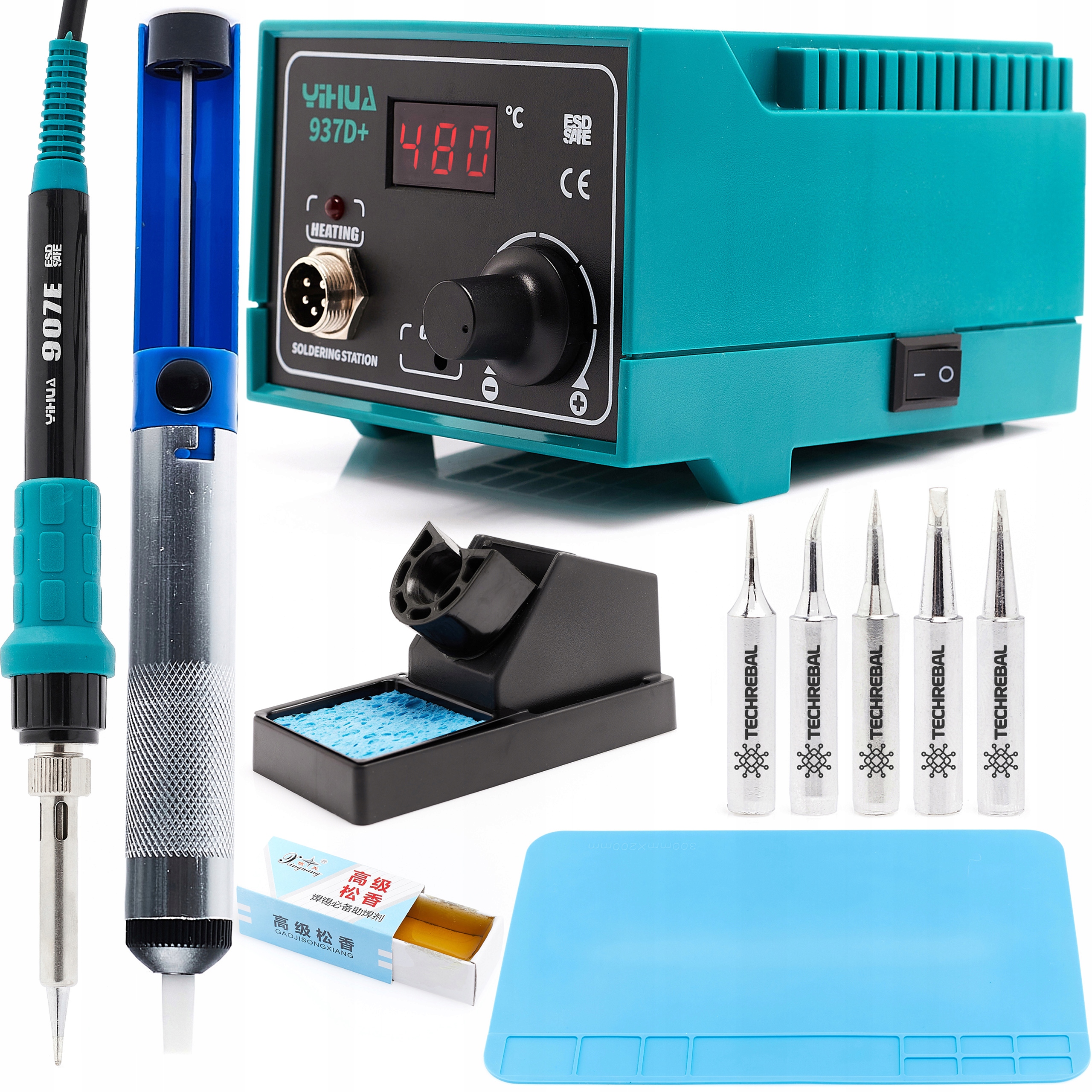 Pájecí Stanice Baňková Páječka Yihua 937D+ 120W Sada Pro Pájení