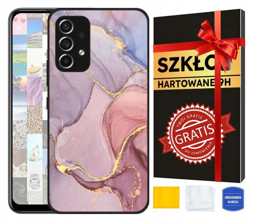 Etui do SAMSUNG GALAXY A53 5G i SZKŁO,WZORY NADRUK