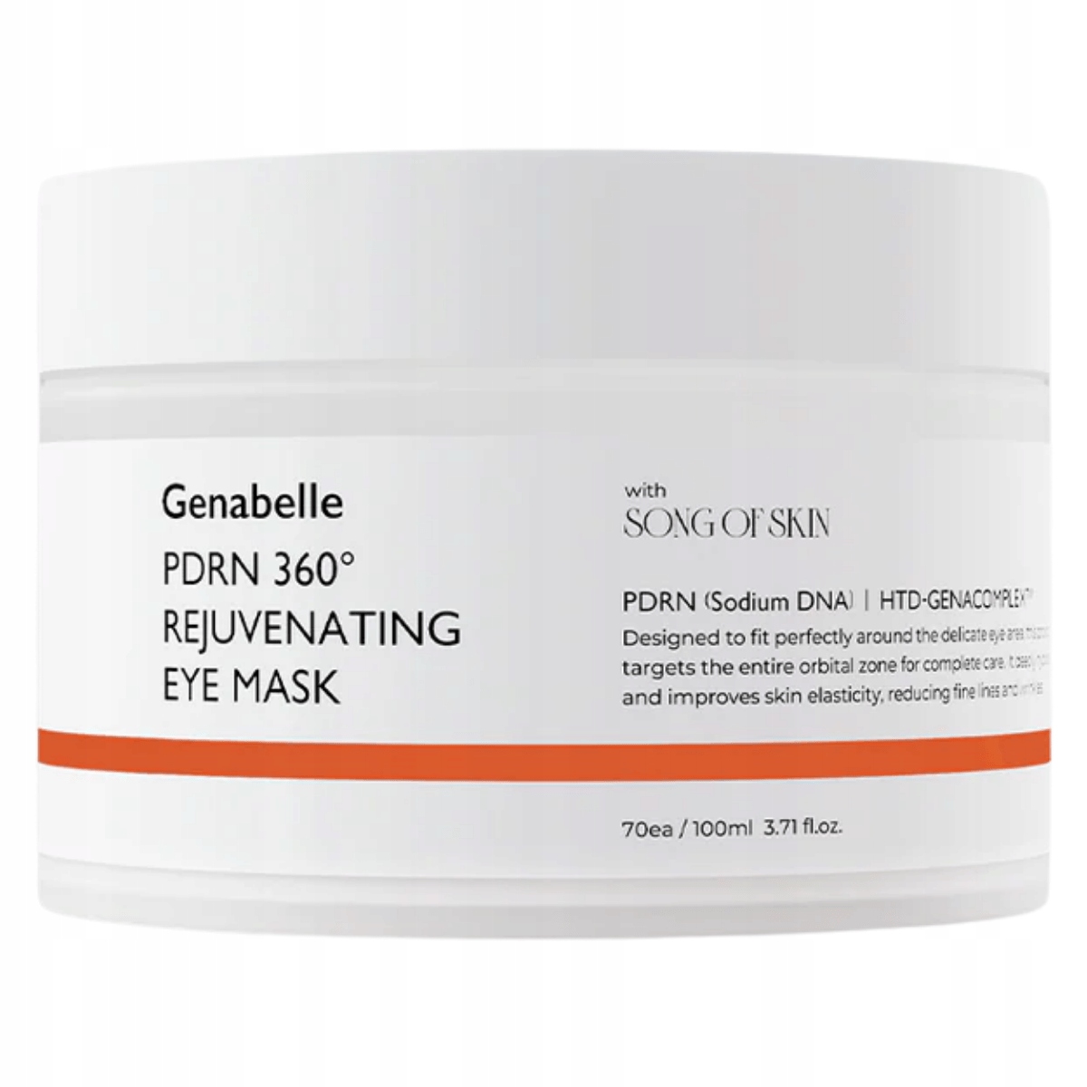 Genabelle Pdrn 360 Rejuvenating Eye Mask 70 szt maska do skóry wokół oczu