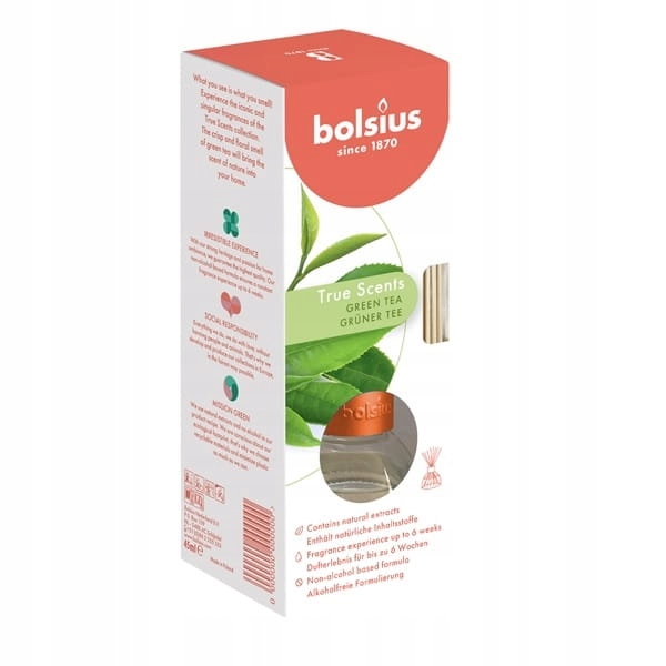 

Bolsius Dyfuzor zapachowy Zielona Herbata 45ml