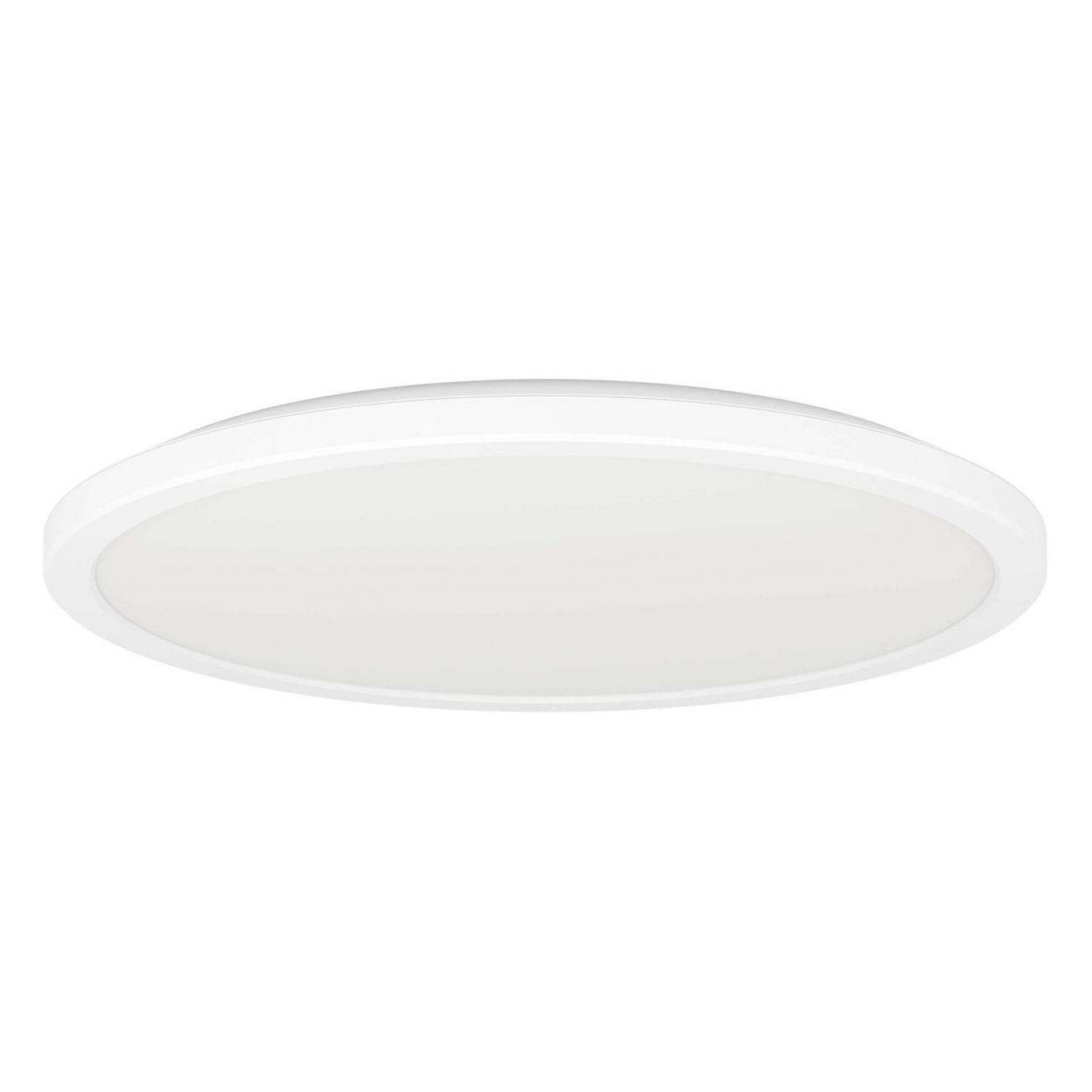 Stropné Led svietidlo Eglo Rovito-r 18,5 W IP44 Cct diaľkové ovládanie biela