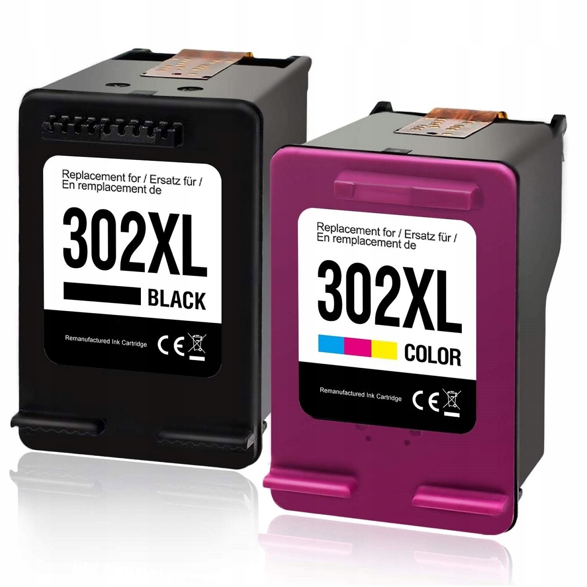 

2x Tusz Do 302 Bk Hp Deskjet 1110 2130 3630 4520