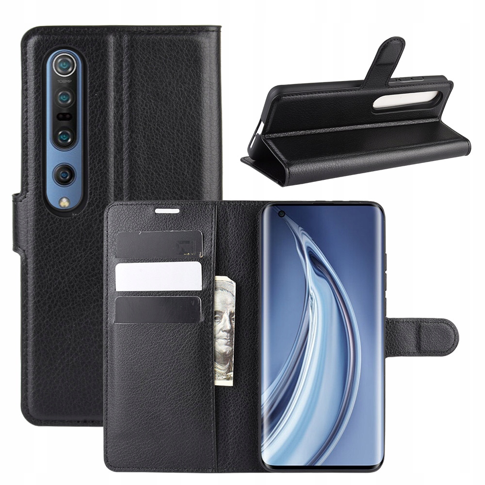 

Etui Portfel Litchi, Case Do Xiaomi MI 10 10 Pro