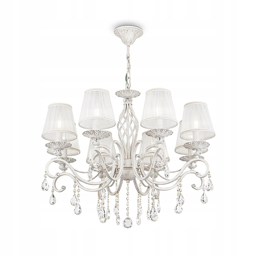 Klasický luster s kolík s kryštálikom do obývacej izby Maytoni