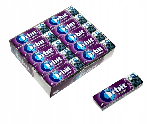 Levně Žvýkačka Orbit Blueberry 14g/30ks