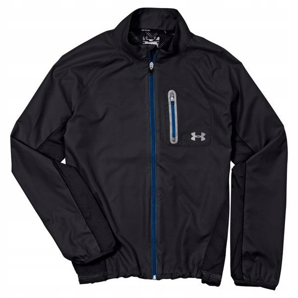 KURTKA UNDER ARMOUR ARMOURVENT RUN JACKET MEN BLACK S czarny S