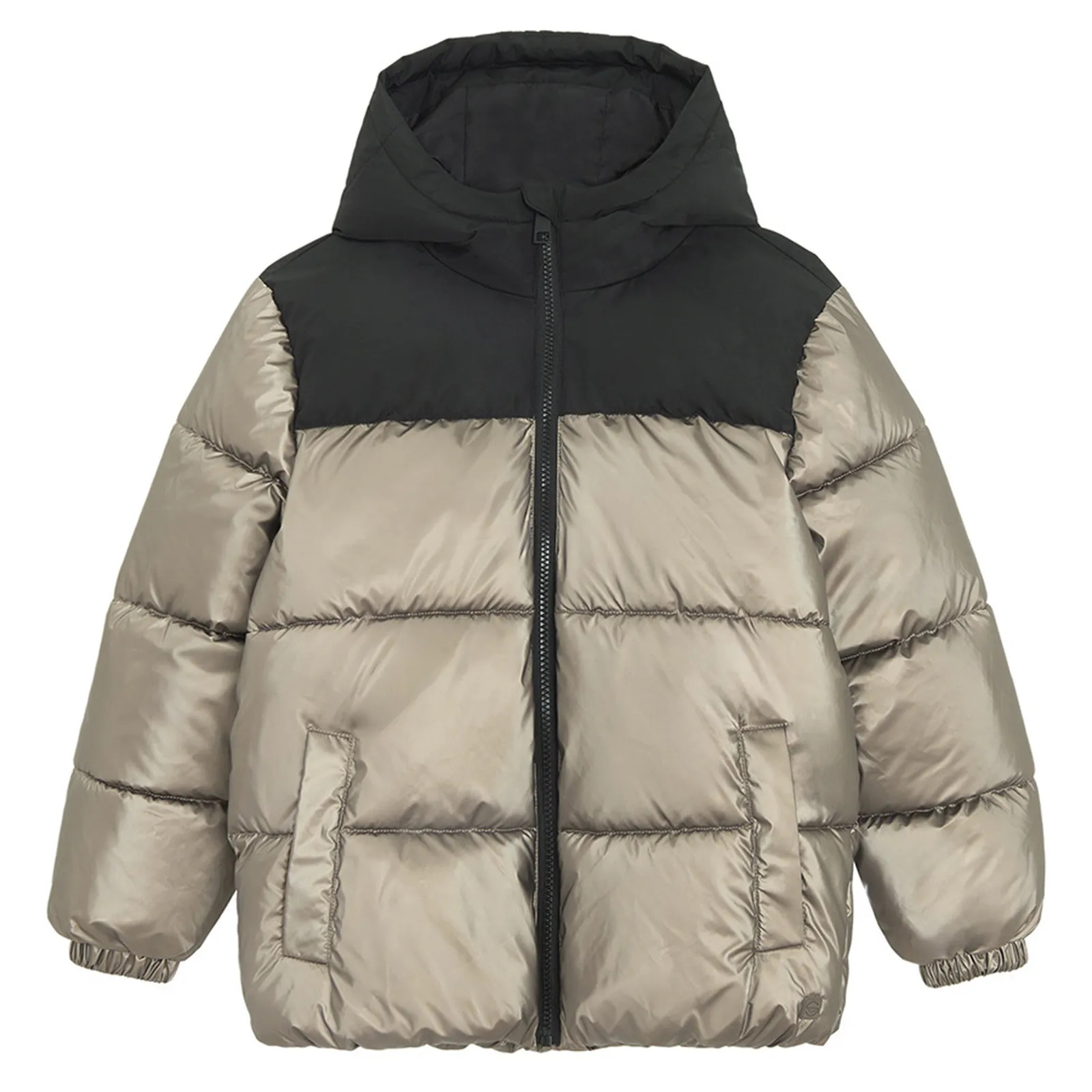 Cool Club kurtka zimowa z kapturem czarno-złota Waterproof 134