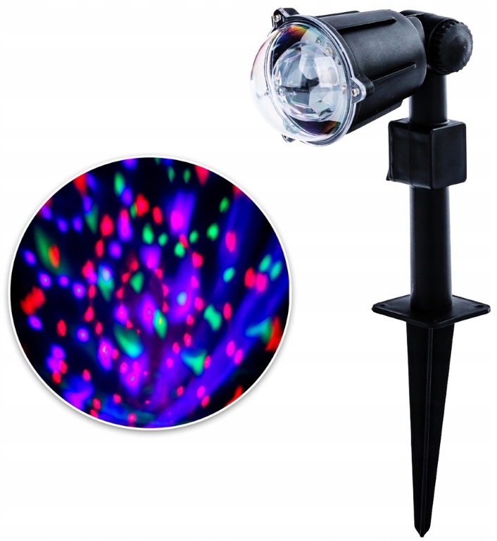 Vánoční laserový projektor Rgb 3,6W Led barevné koule