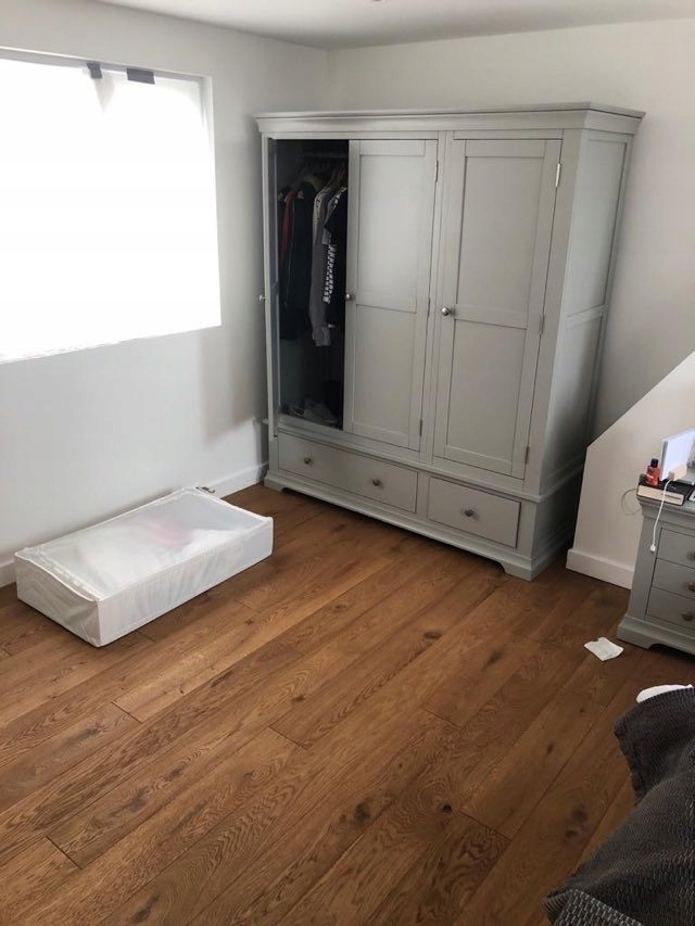 Dębowa lita deska podłogowa 16x130x380-2100PROMOCJA Szerokość 200 mm