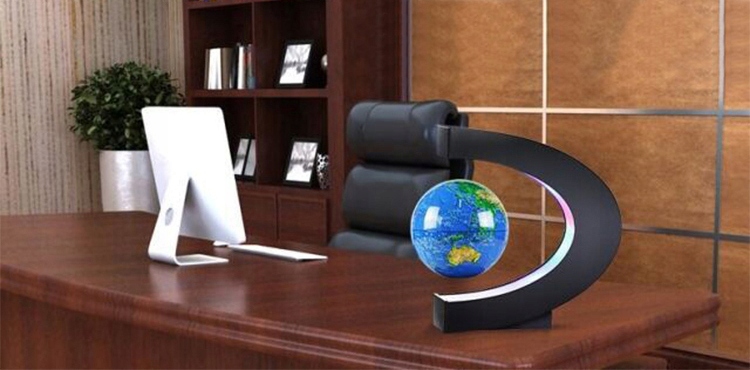 GLOBUS PODŚWIETLANY LEWITUJĄCY MAPA LED LAMPA Marka inna