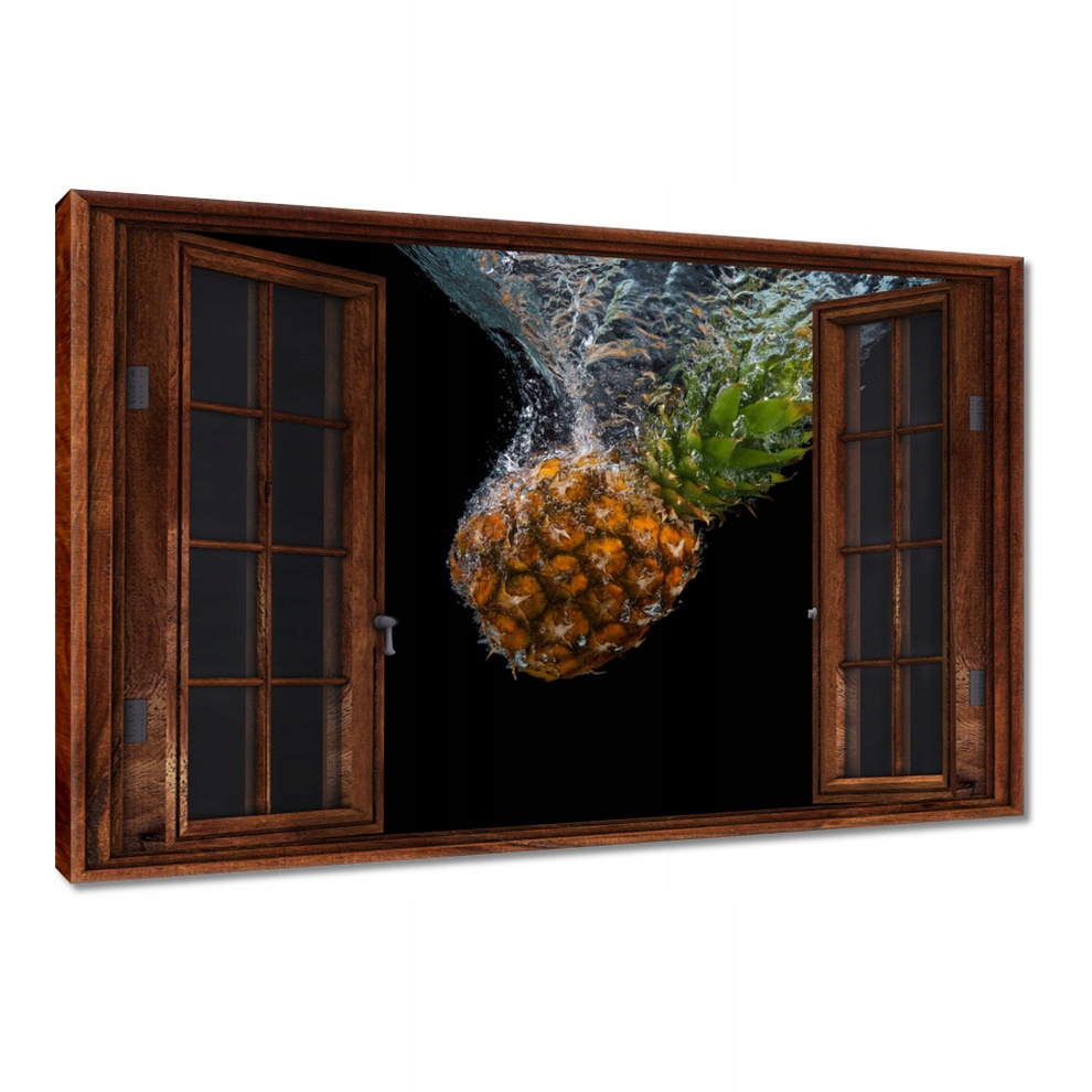 

Obrazy 120x80 Ananas wpadający do wody
