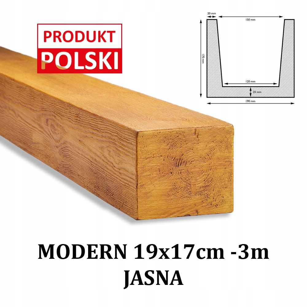 

Belki Rustykalne Belka Modern Imitacja 19x17 3m