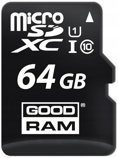 KARTA PAMIĘCI microSD GOODRAM UHS1 CL10 64GB + ADA