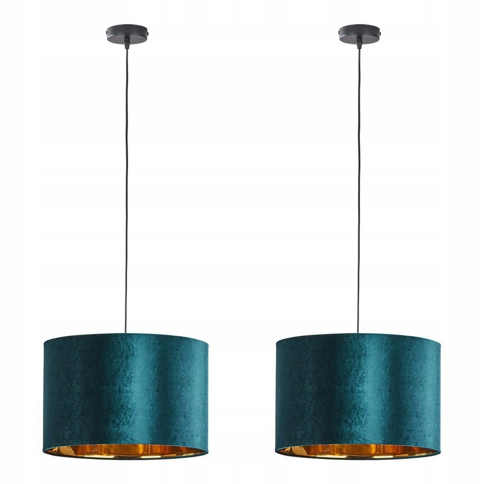 Tk Lighting Sada 2x Závěsná lampa Převis E27 15W Regulace výšky