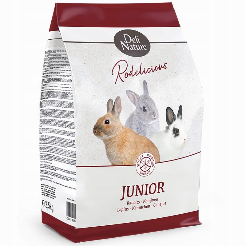 Levně Deli Nature Rodelicious Junior Rabbits – směs pro mladé králíky 2,5