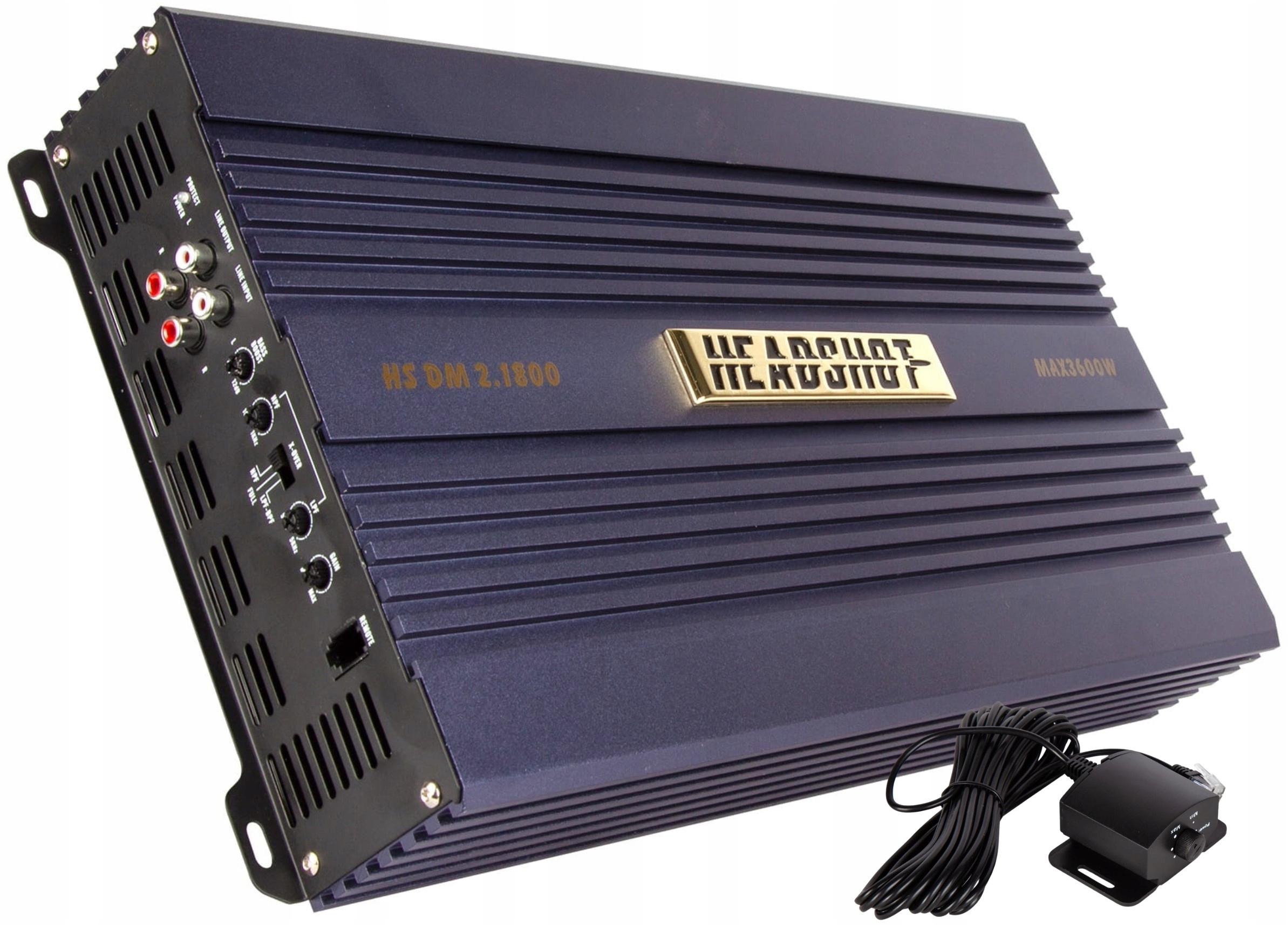 2-kanálový automobilový zosilňovač 3600 W Rms trieda D Spl Kicx Hs DM 2.1800