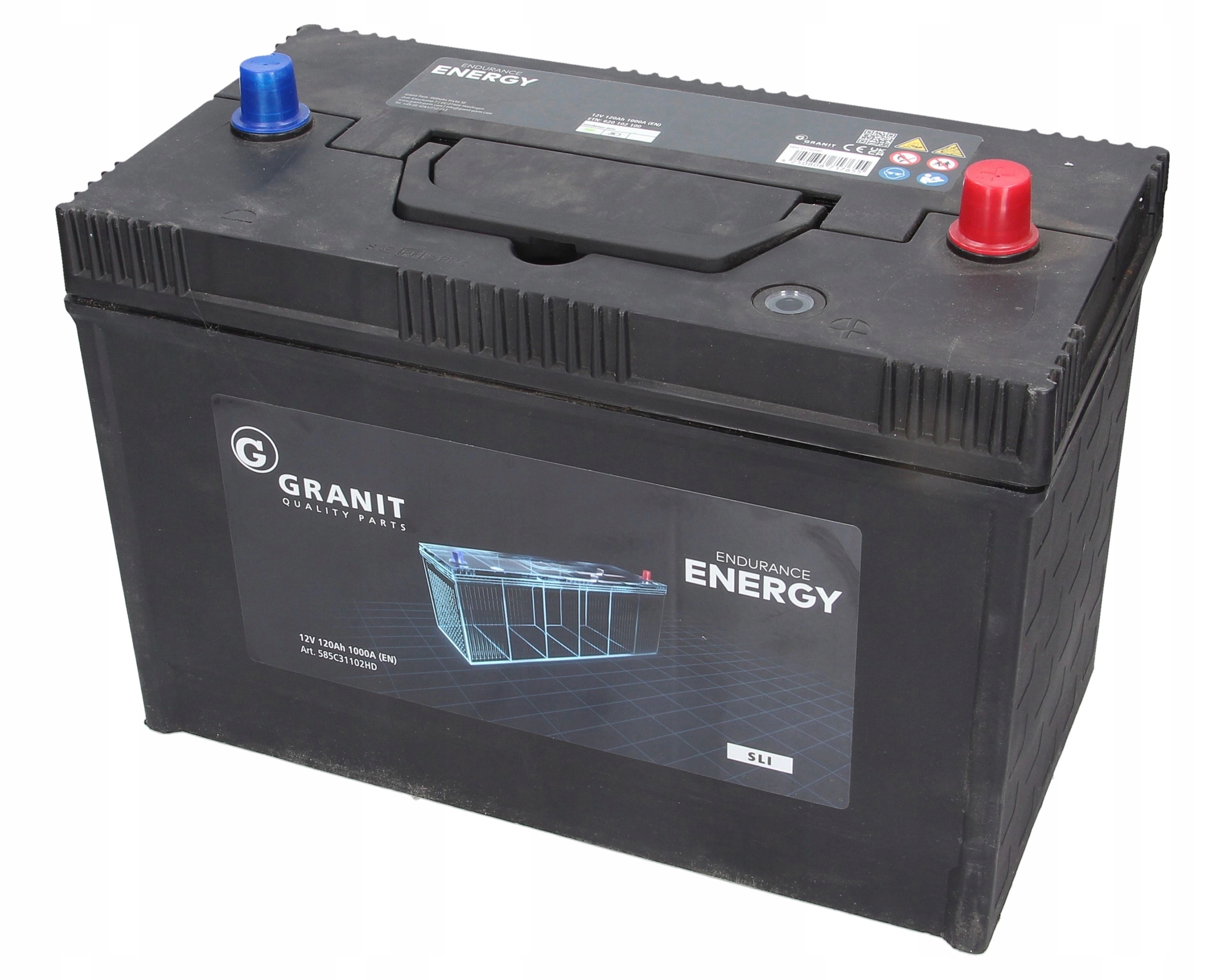 Akumulátor 12V 120Ah 1000A Endurance Energy