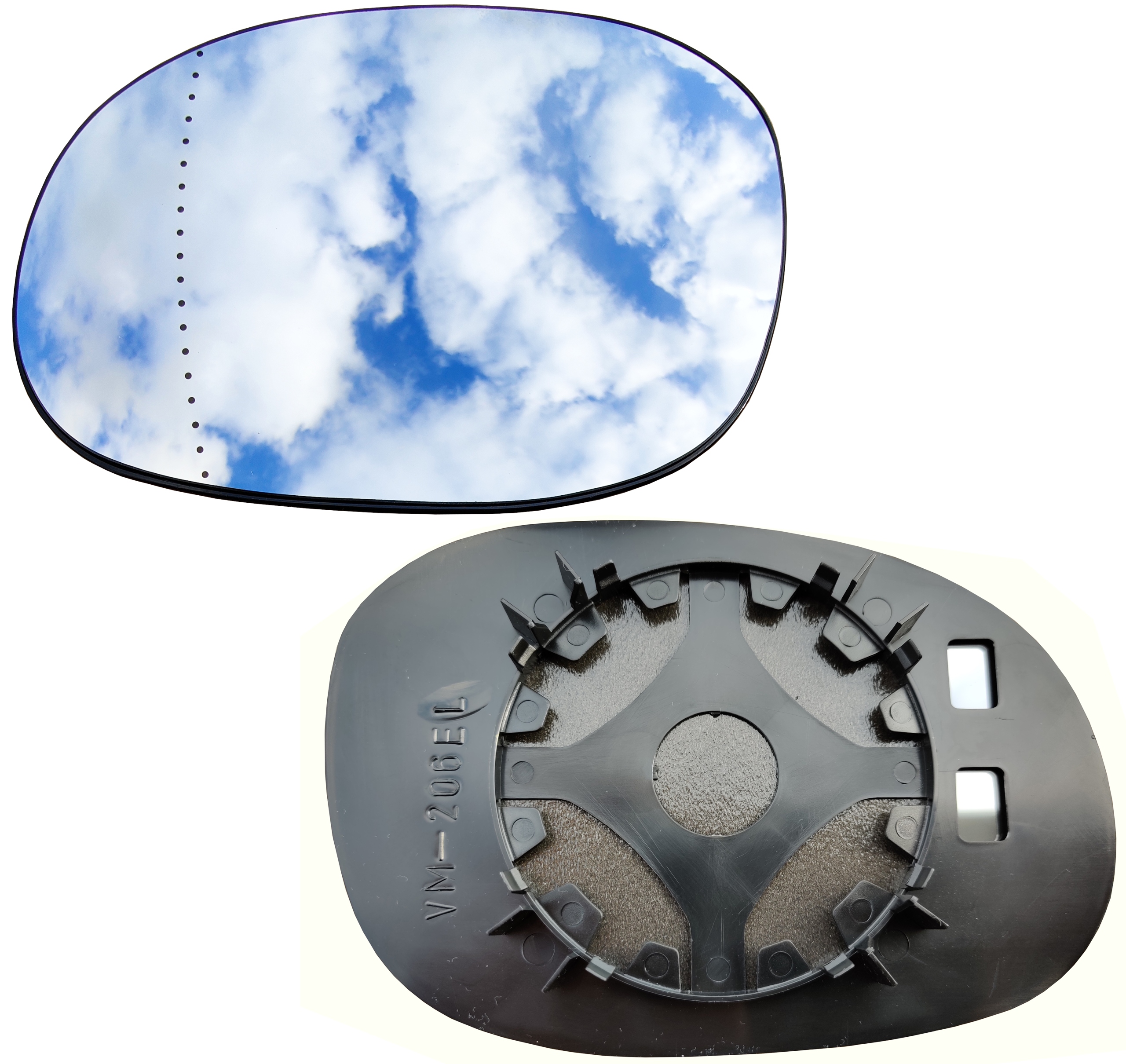 Zdjęcie AWparts WKŁAD LUSTERKA LEWY PEUGEOT 206+ plus 1998-2012