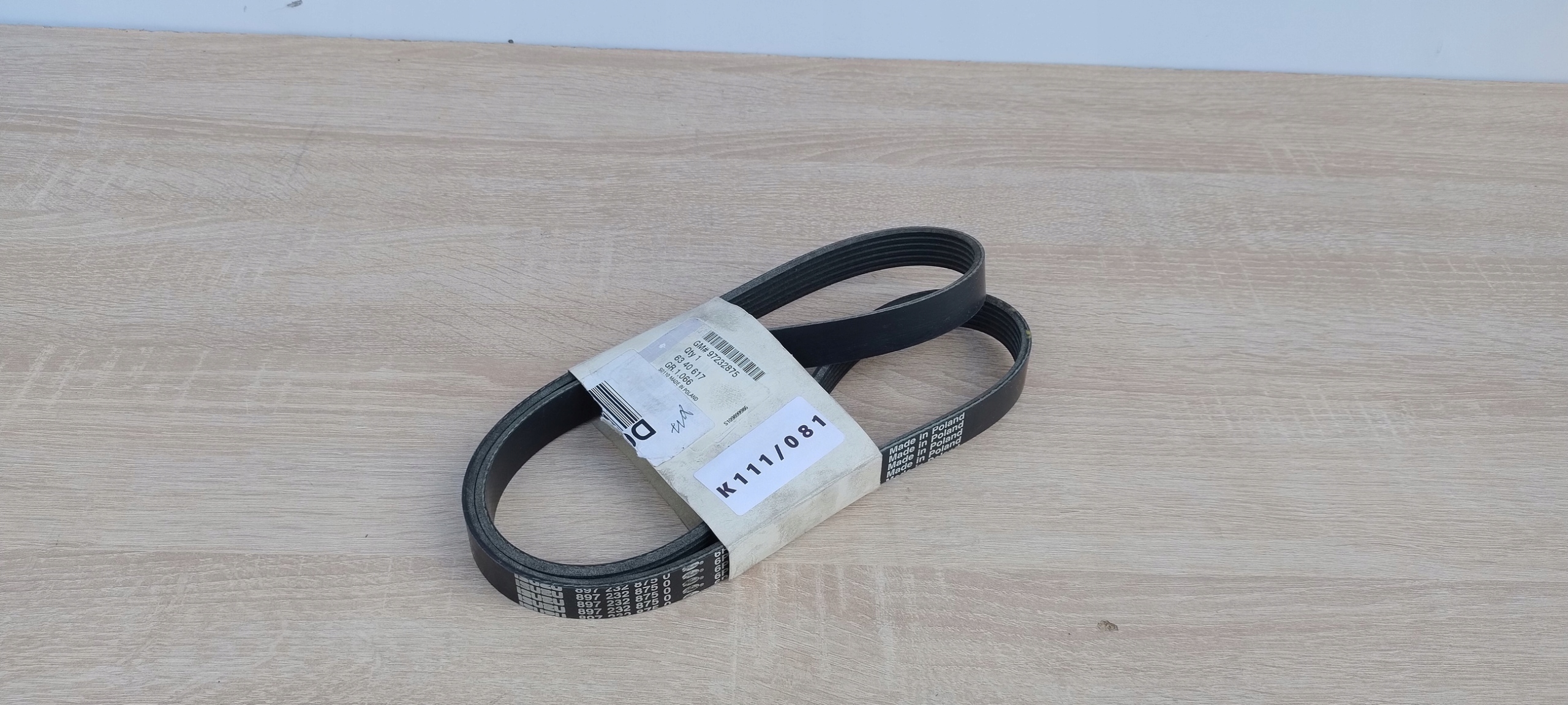 ORIGINALE CINGHIA TRAPEZOIDALE OPEL FORD FIAT 8972328750
