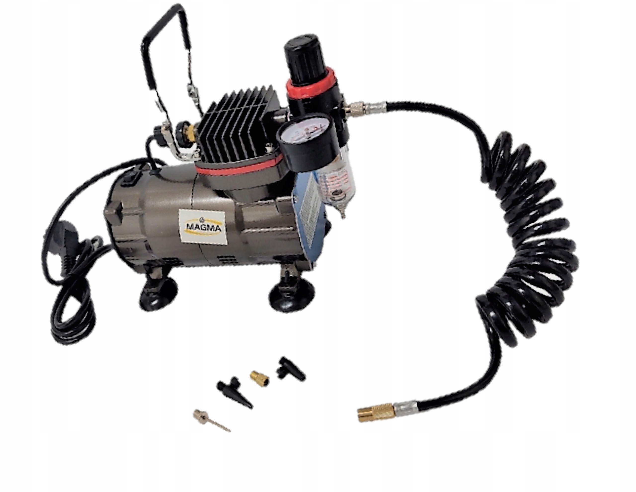 Kompresor Bezolejowy Do Pompowania Piłek, Kół, Itp