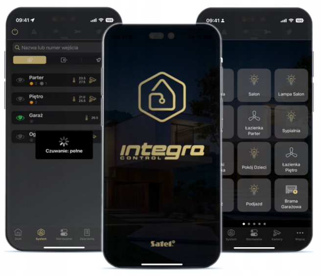ZESTAW ALARMOWY Z GSM SATEL INTEGRA 32 8 x BOSCH Kod producenta INTEGRA 32 KLCD 8x Bosch INT-GSM