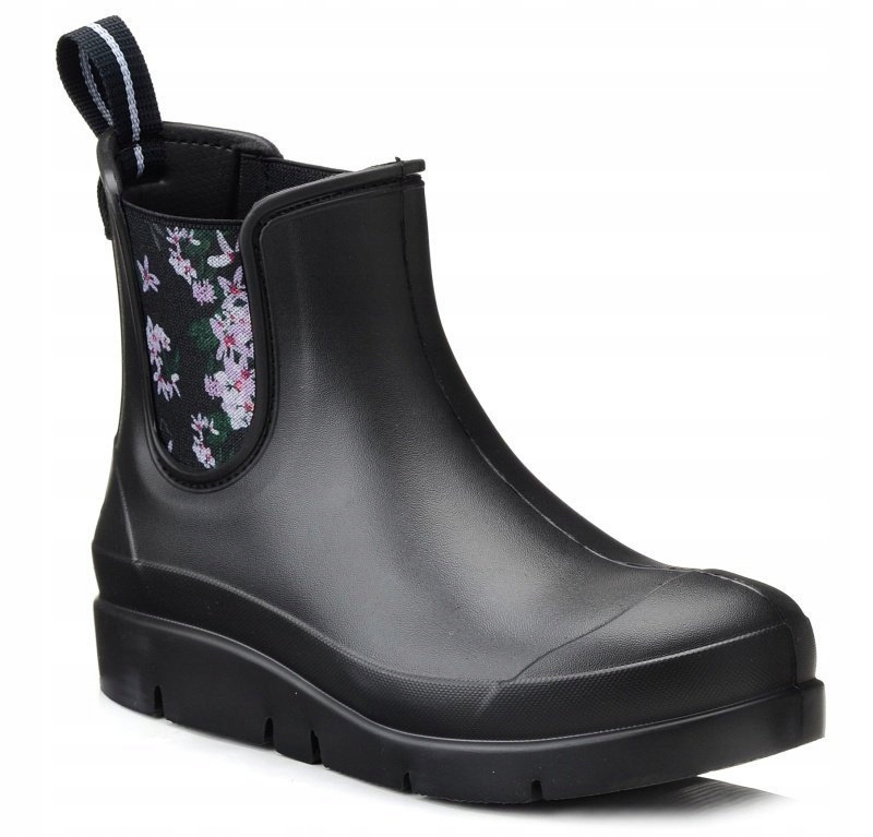 Kalosze damskie krótkie piankowe lekkie sztyblety Lemigo Stella czarne 37 Wysokość za kostkę