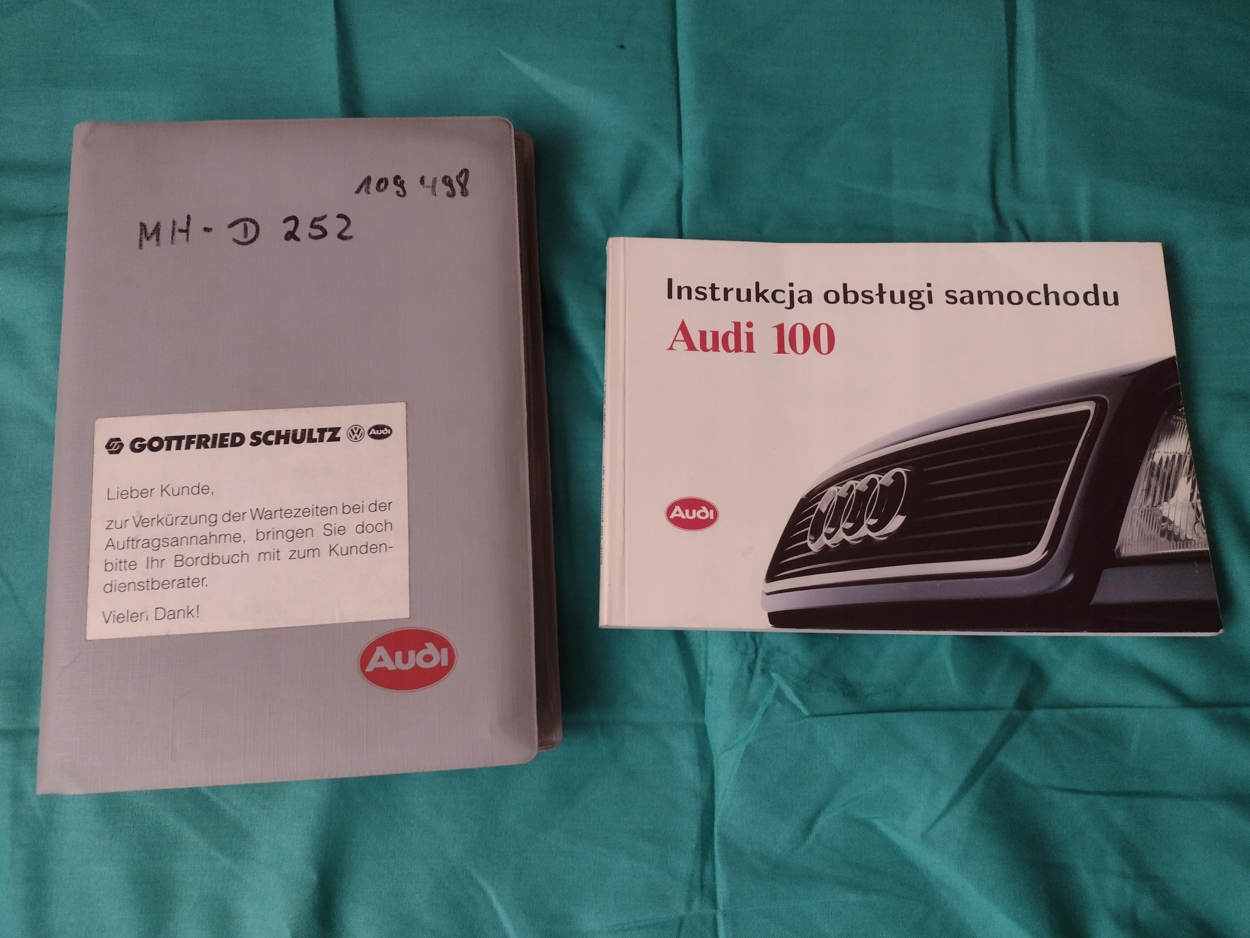 AUDI 100 C4 1991 керівництво книга ПОВНИЙ комплект Польський