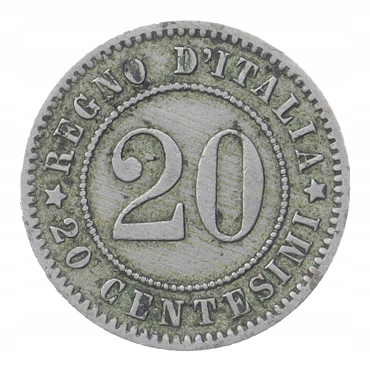 [M32221] Włochy 20 centesimi 1894