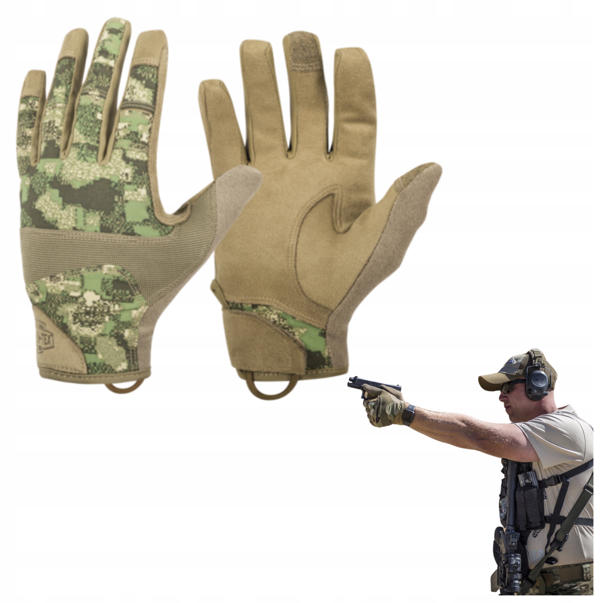 Taktické Rukavice Helikon Range Tactical Vojenské Střelecké Wildwood M