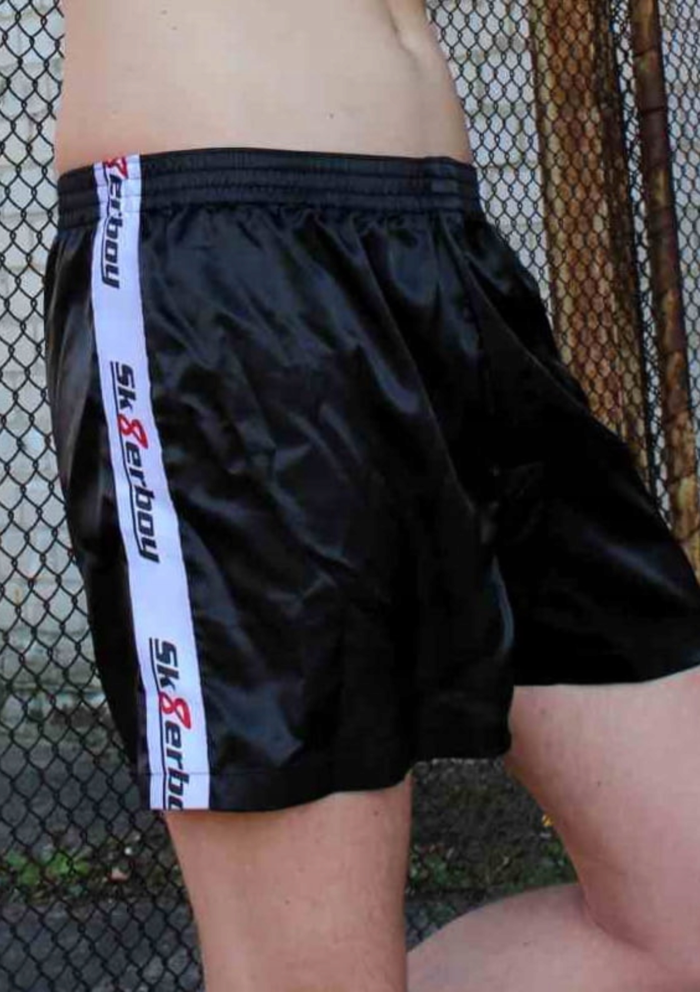 Sk8erboy Lesklé trenky Černá XL