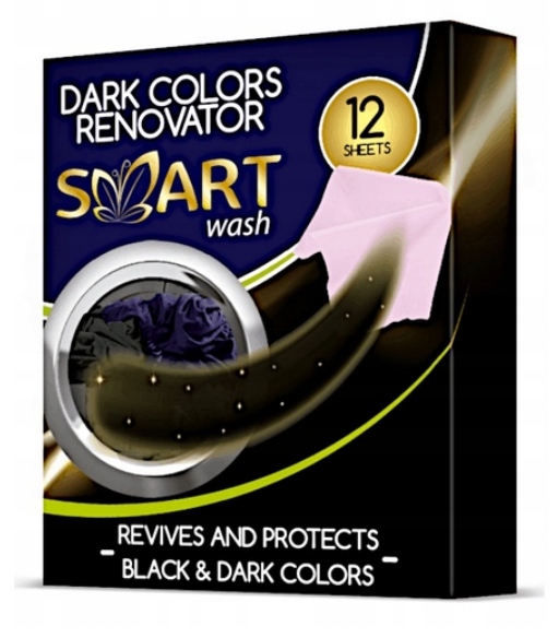 

Smart Wash chusteczki do prania czarnego renowator