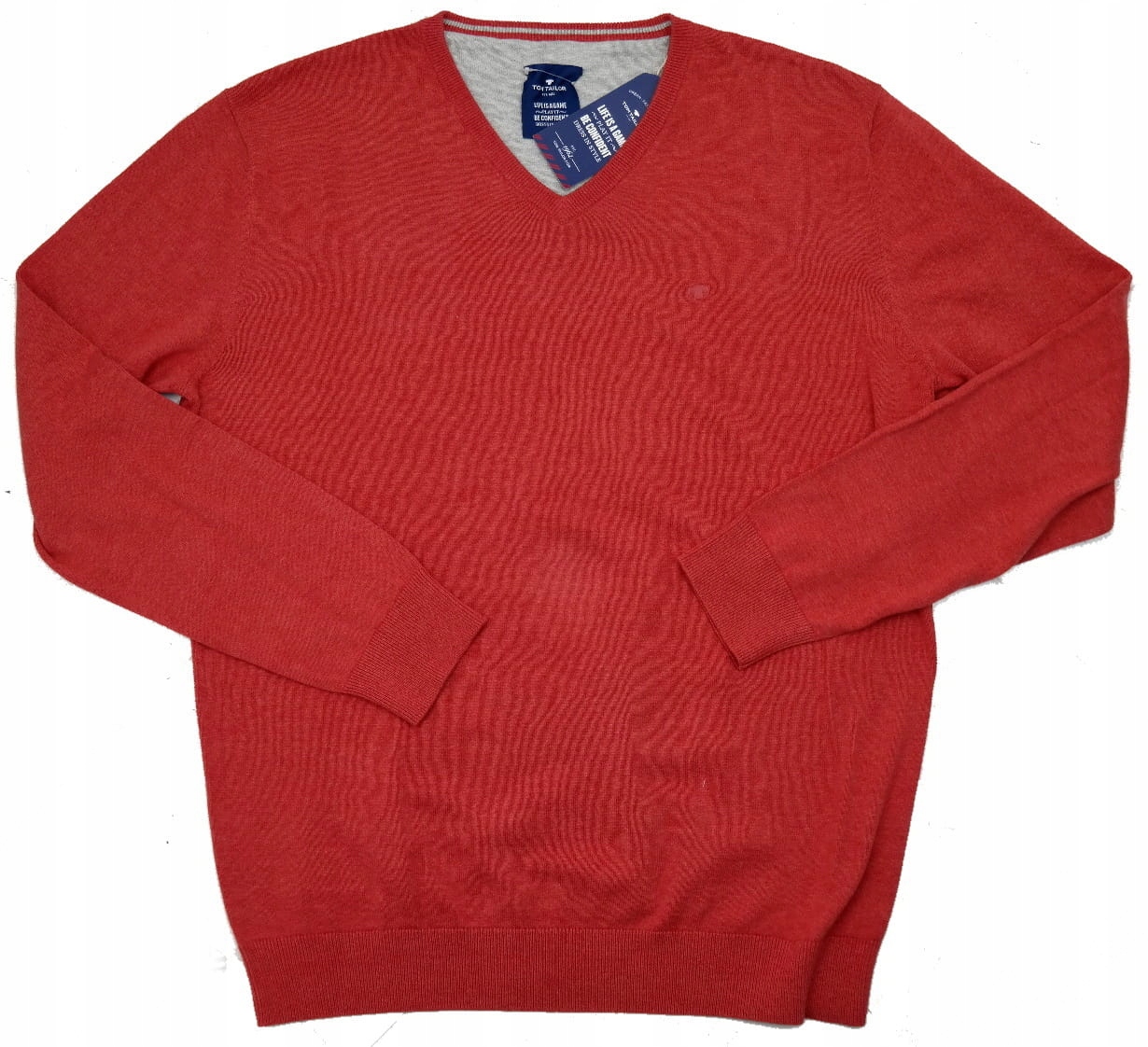 TOM TAILOR pánsky sveter oranžový SWTT01 (XXL)