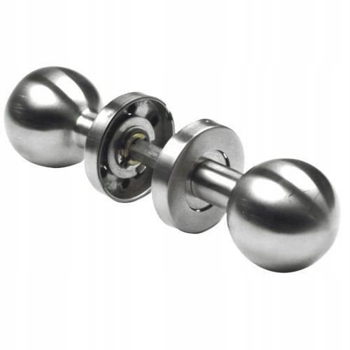 Dvojitá otočná dveřní klika Inox nerezová ocel 53x50 mm