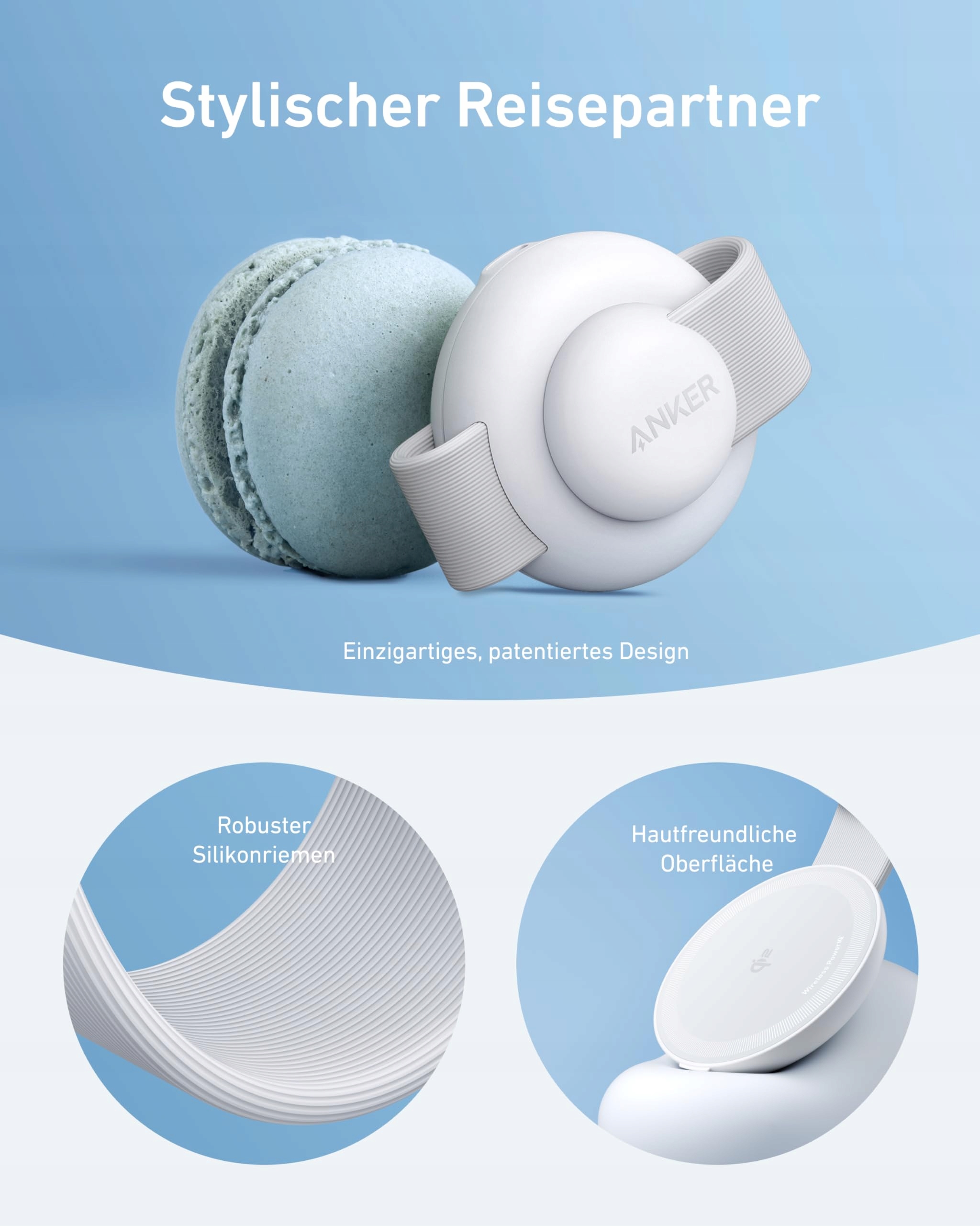 ANKER MagGo 3w1 Bezprzewodowa Stacja Ładowania iPhone AirPods Watch — miniatura 6