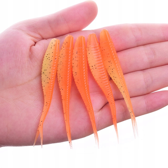 GUMA JASKÓŁKA 7cm ZESTAW 5 SZTUK NA OKONIA ŁOWNE!