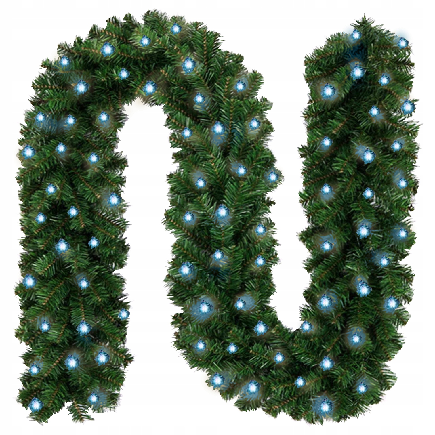 

Girlanda Choinkowa świąteczna 300cm łańcuch 50 Led