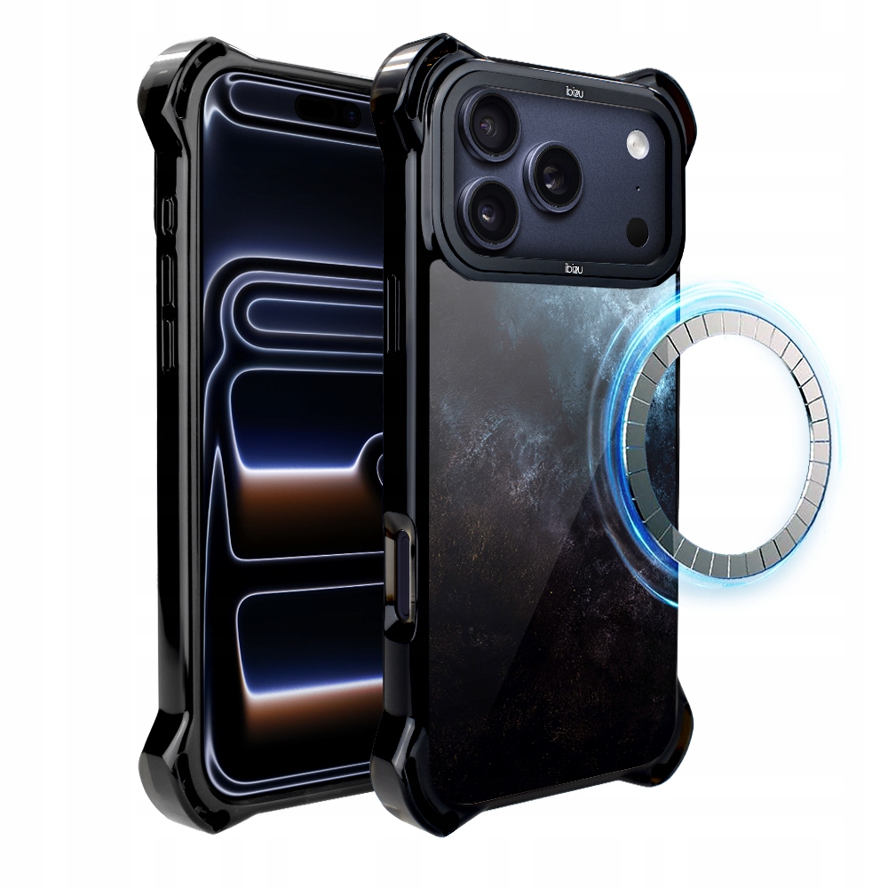 Pouzdro Ibizu DropGuard Ultra s MagSafe na iPhone 17 Pro, barva Deep Ocean