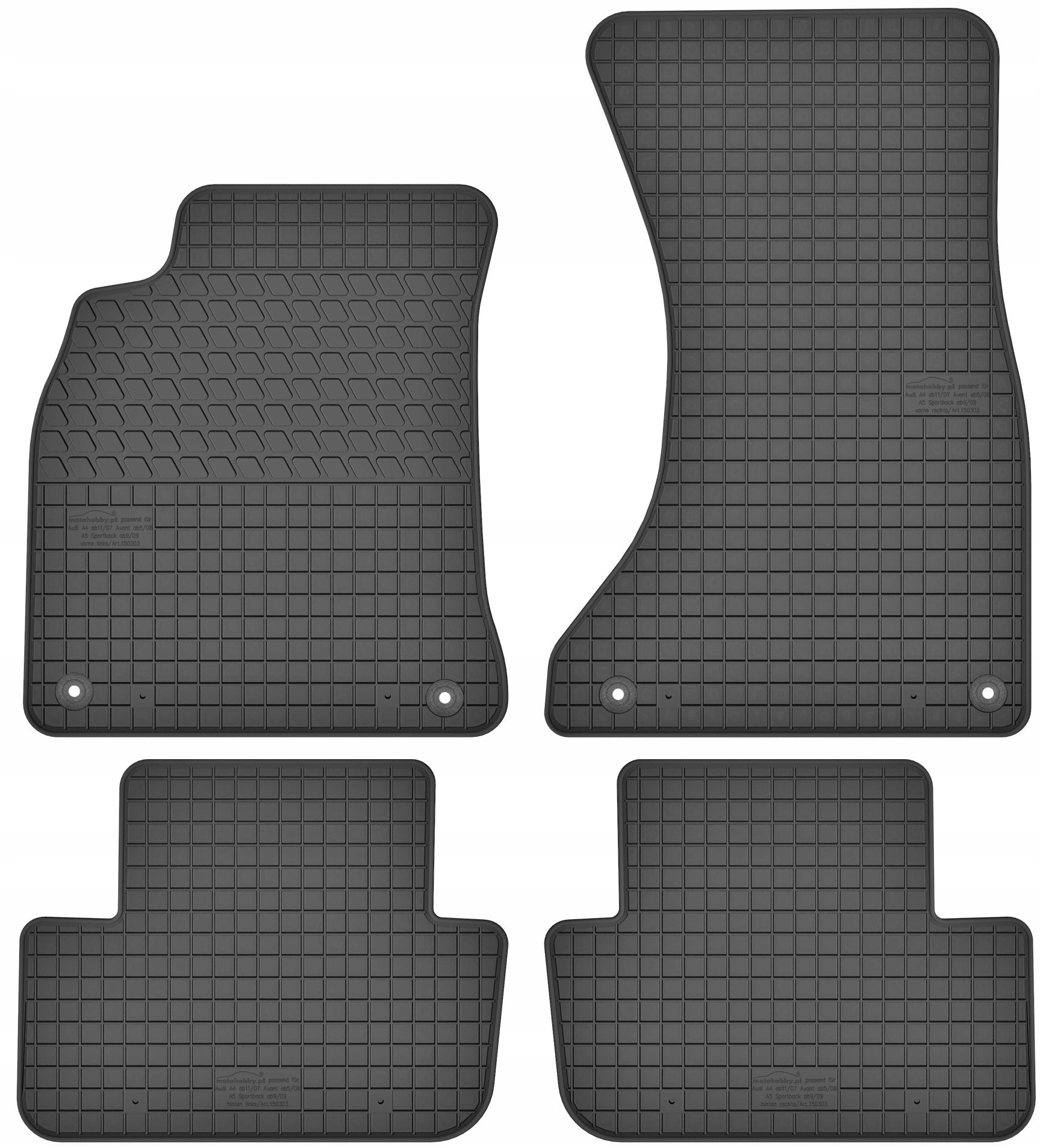 

Dywaniki do Audi A4 B8 Oryginalne Stopery