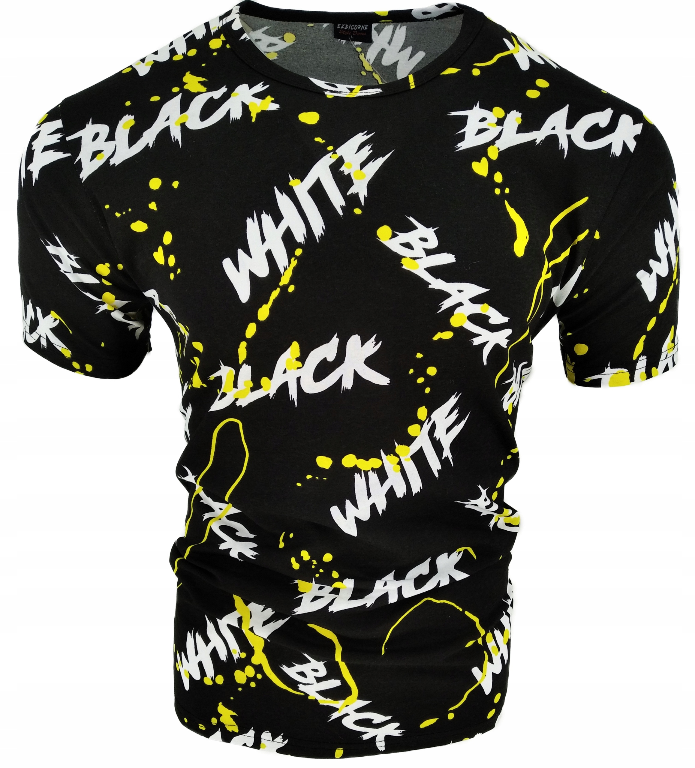

Koszulka Męska T-shirt Męski B&W2 Yellow M
