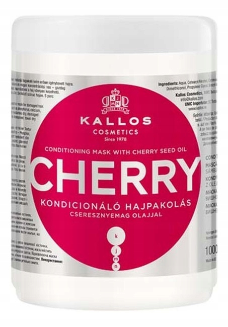 

Kallos Kjmn Cherry Maska Do Włosów 1000ml