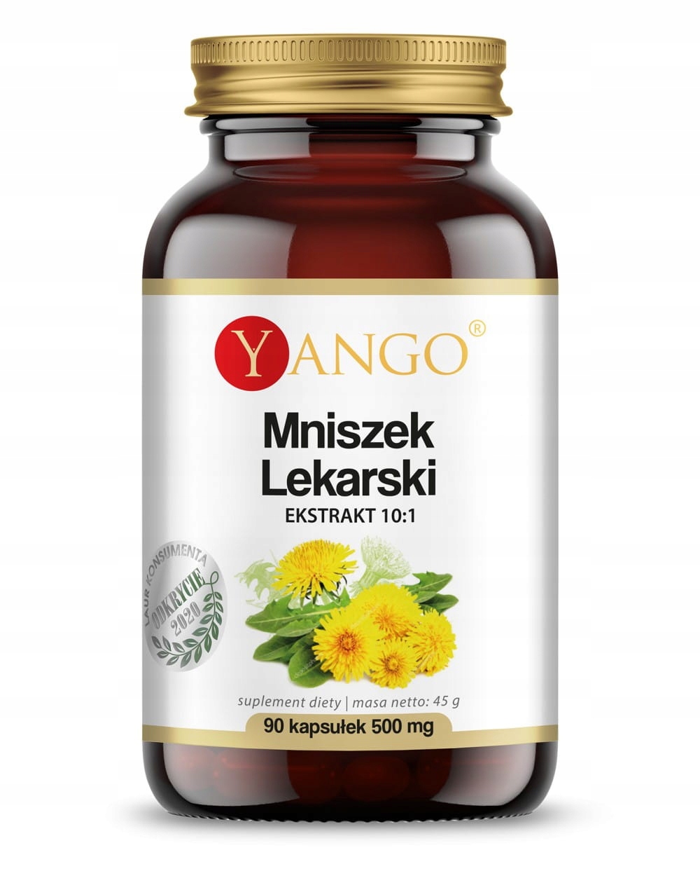 

Mniszek lekarski ekstrakt 10:1 500mg 90 kaps.