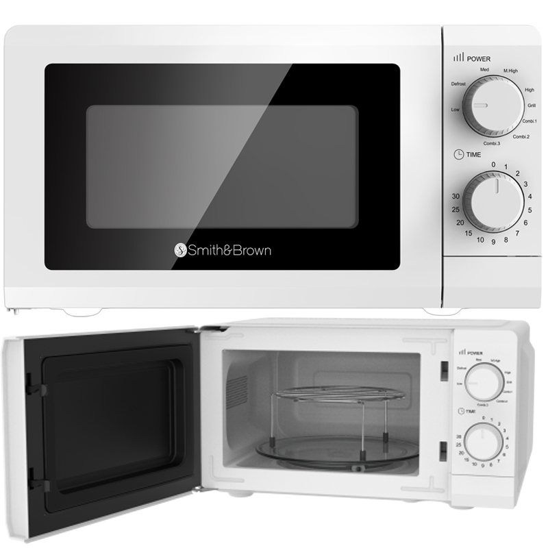 

Kuchenka Mikrofalowa Mikrofalówka 900W Grill Biała