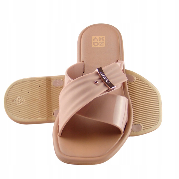 Klapki damskie ZAXY HARMONIA JJ285216 nude 38 Kolor beżowy