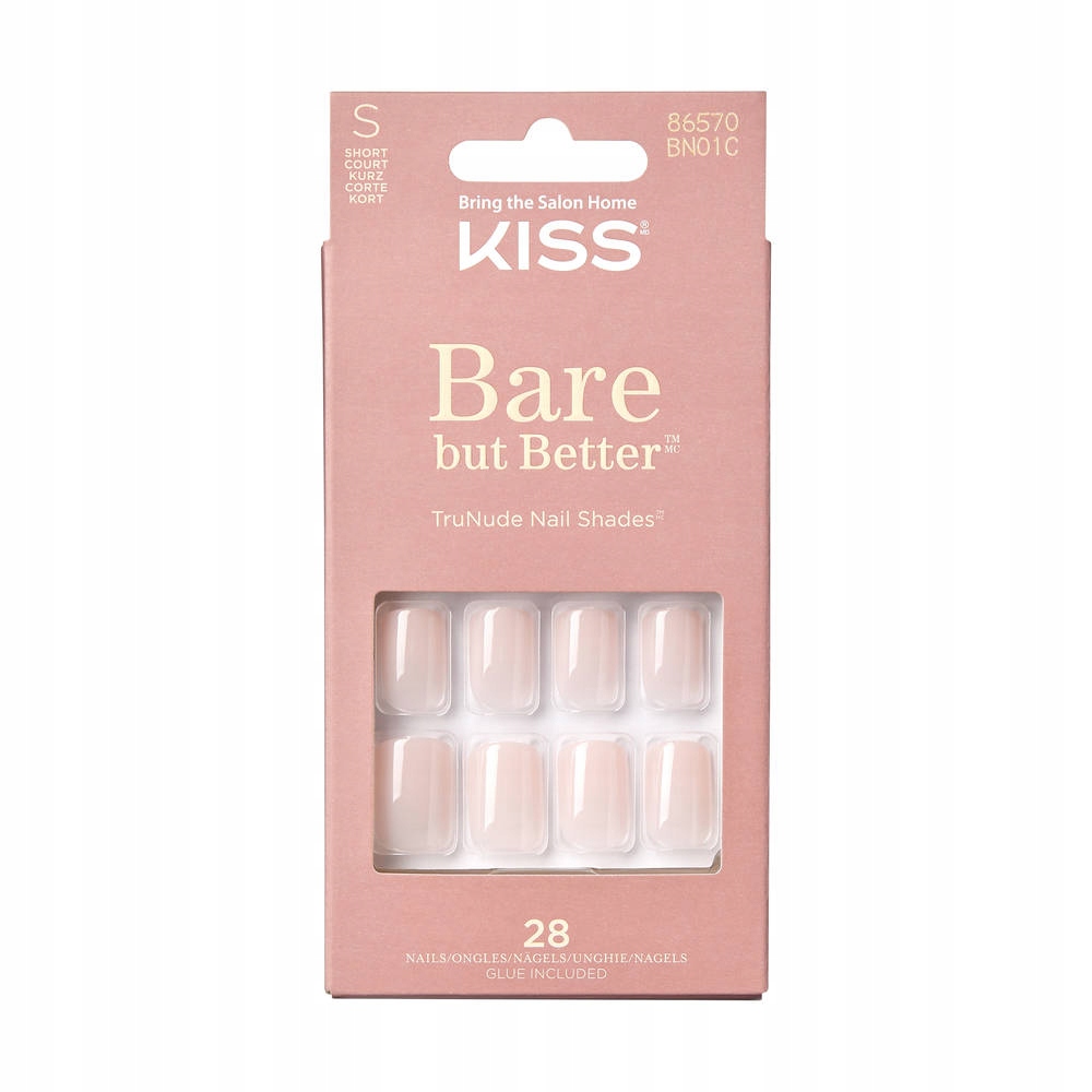 

Kiss sztuczne paznokcie Bare but Better S BN01C